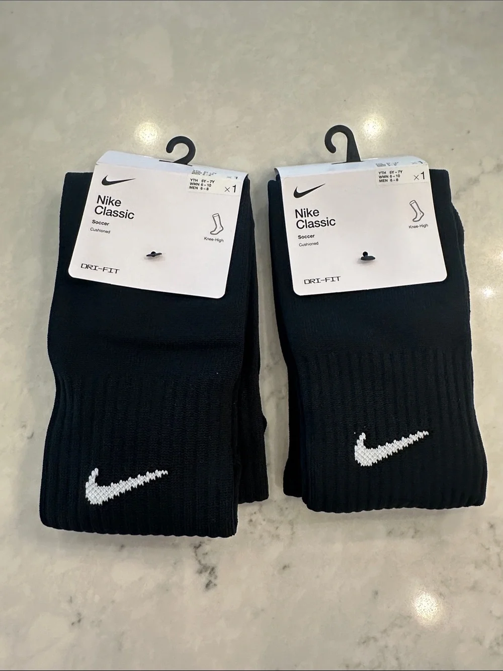 2-pair of Nike Classic Knee-High Cushioned Soccer Socks